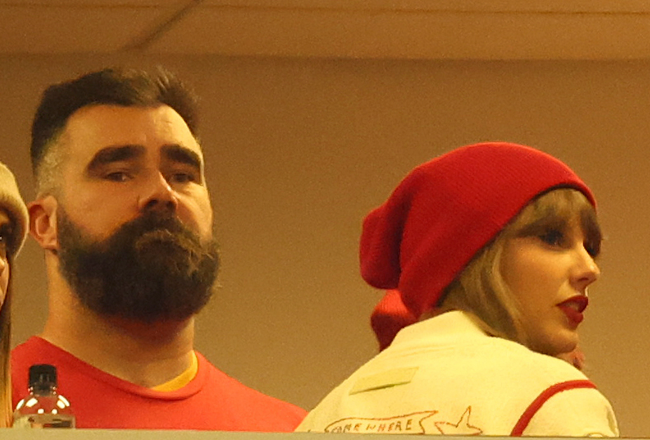 Taylor Swift and Jason Kelce